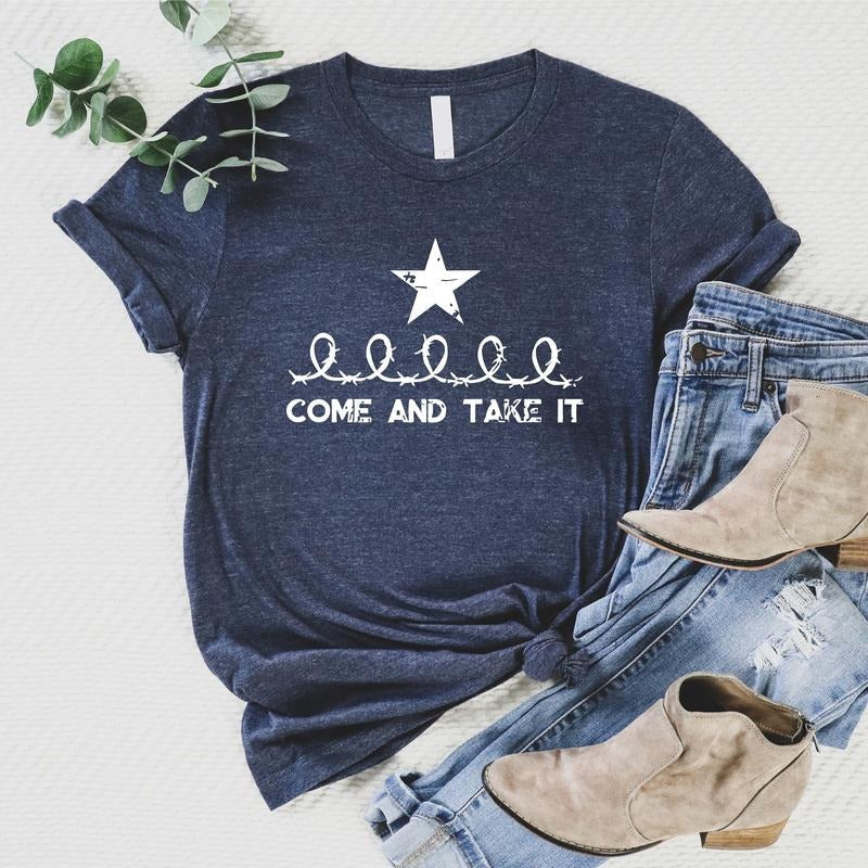 Stand Texas Razor Wire Matching Texan Support - Adult & Kids T-Shirts, Sweatshirts & Hoodies apparel design preview 1