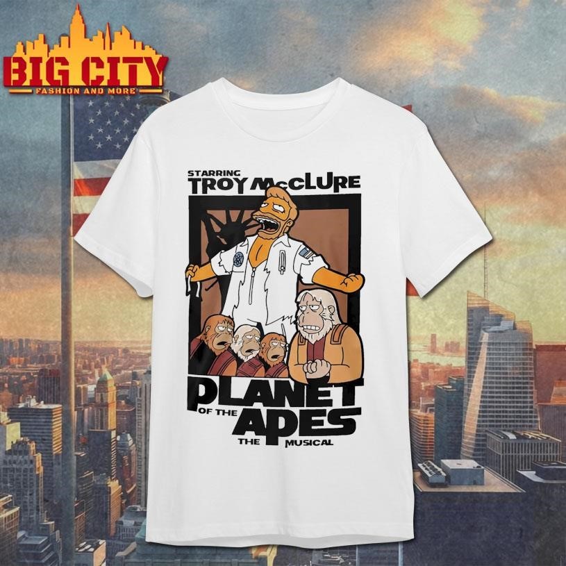 Starring Troy Mcclure Planet Of The Apes Musical - Adult & Kids T-Shirts, Sweatshirts & Hoodies apparel design preview 1