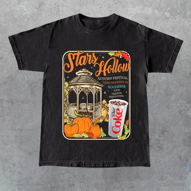 Stars Hollow Connecticut 1779 Gilmore Autumn Coke - Adult & Kids T-Shirts, Sweatshirts & Hoodies apparel design preview 1