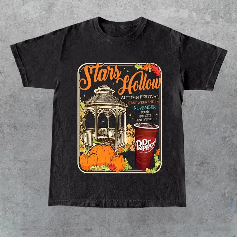 Stars Hollow Connecticut 1779 Gilmore Autumn Dr - Adult & Kids T-Shirts, Sweatshirts & Hoodies apparel design preview 1