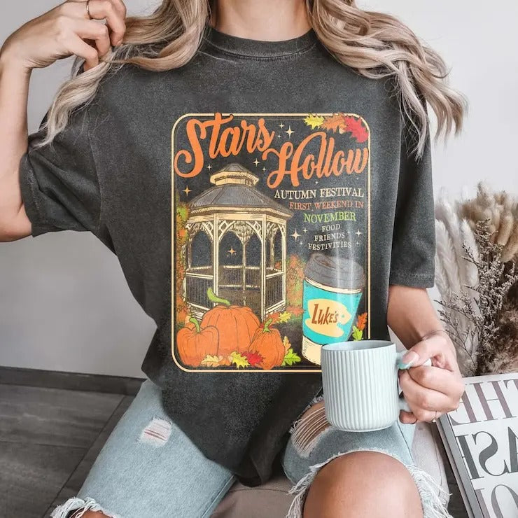 Stars Hollow Connecticut 1779 Gilmore Man Comfortable - Adult & Kids T-Shirts, Sweatshirts & Hoodies apparel design preview 1