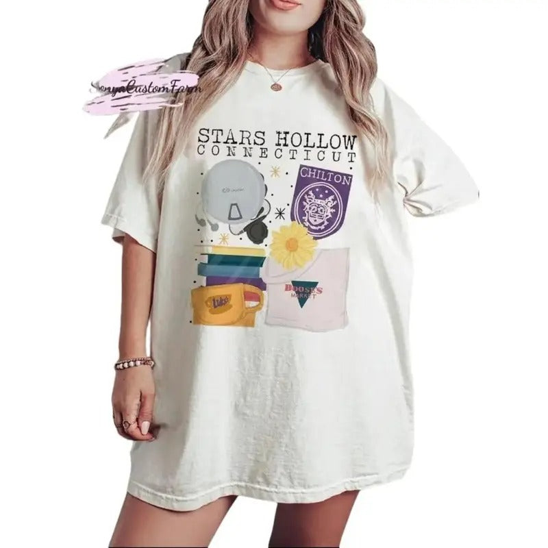 Stars Hollow Vintage Luke'S Diner Connecticut 1779 - Adult & Kids T-Shirts, Sweatshirts & Hoodies apparel design preview 1