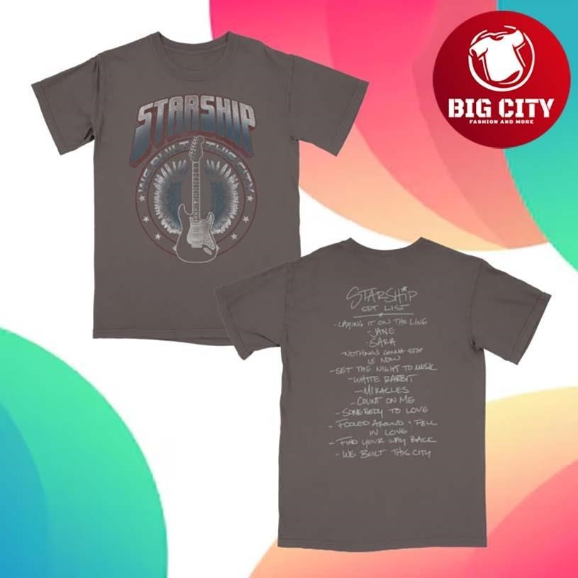 Starship Setlist 2026 Two Sided - Adult & Kids T-Shirts, Sweatshirts & Hoodies apparel design preview 1