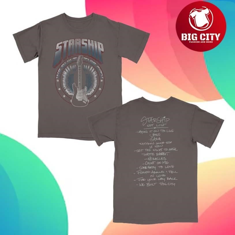 Starship Setlist Two Sided - Adult & Kids T-Shirts, Sweatshirts & Hoodies apparel design preview 1