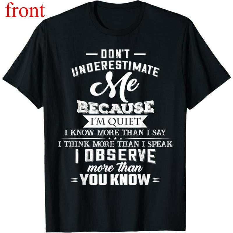 Statement Quiet Individuals Who Observe Everything - Adult & Kids T-Shirts, Sweatshirts & Hoodies apparel design preview 1