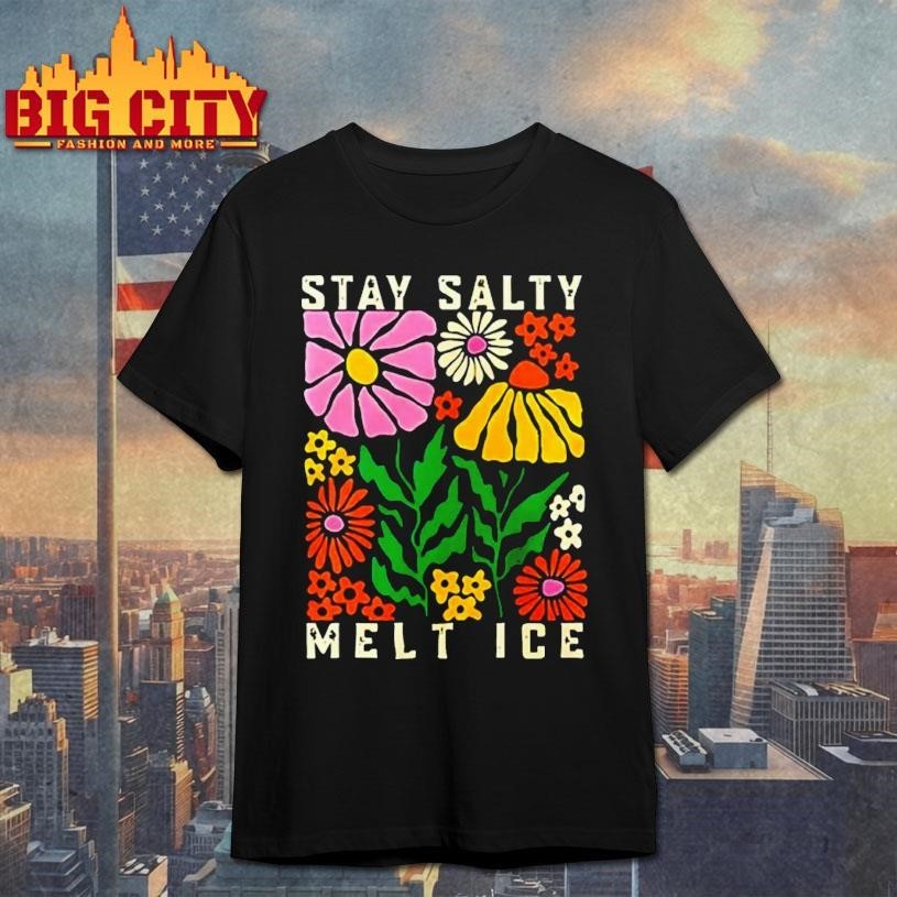 Stay Salty Melt Ice Flower Abolish - Adult & Kids T-Shirts, Sweatshirts & Hoodies apparel design preview 1