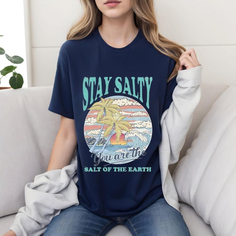 Stay Salty You Are Salt Earth Cotton Casual Street - Adult & Kids T-Shirts, Sweatshirts & Hoodies apparel design preview 1