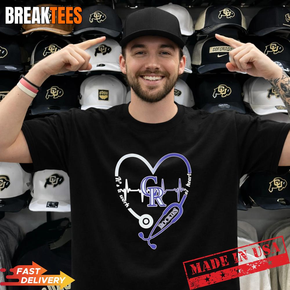 Stethoscope Heart Heartbeat It's A Work Of Colorado - Adult & Kids T-Shirts, Sweatshirts & Hoodies apparel design preview 1