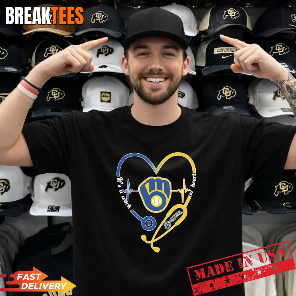 Stethoscope Heart Heartbeat It's A Work Of Milwaukee - Adult & Kids T-Shirts, Sweatshirts & Hoodies apparel design preview 1