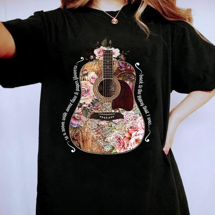 Stevie Nicks Back Gypsy That I Was Lyrics - Adult & Kids T-Shirts, Sweatshirts & Hoodies apparel design preview 1