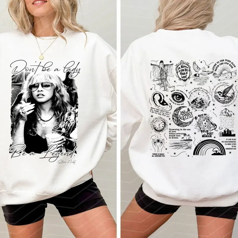 Stevie Nicks Be Legend - Adult & Kids T-Shirts, Sweatshirts & Hoodies apparel design preview 1