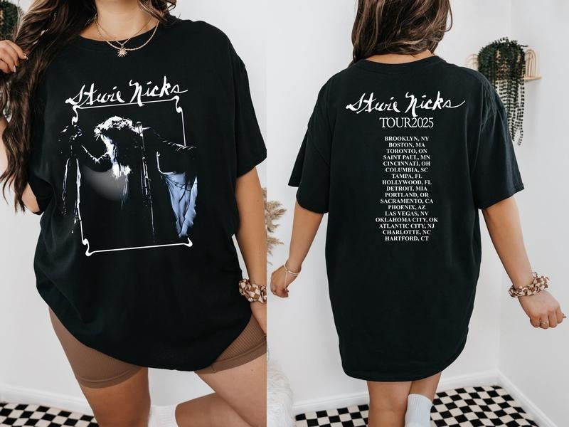 Stevie Nicks Concert Tour 2025 - Adult & Kids T-Shirts, Sweatshirts & Hoodies apparel design preview 1