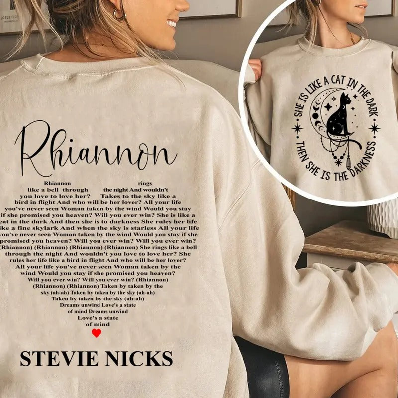 Stevie Nicks Rhiannon - Adult & Kids T-Shirts, Sweatshirts & Hoodies apparel design preview 1