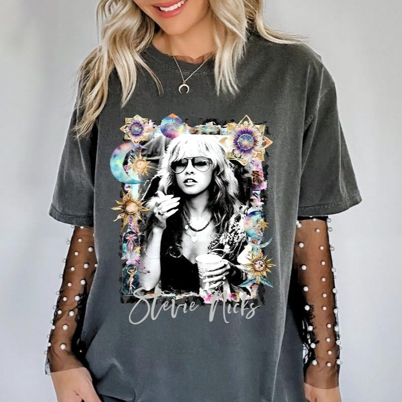Stevie Nicks Rock Music Favorite Song Lover - Adult & Kids T-Shirts, Sweatshirts & Hoodies apparel design preview 1