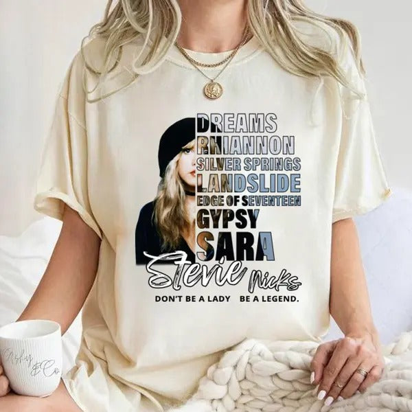 Stevie Nicks Songs - Adult & Kids T-Shirts, Sweatshirts & Hoodies apparel design preview 1