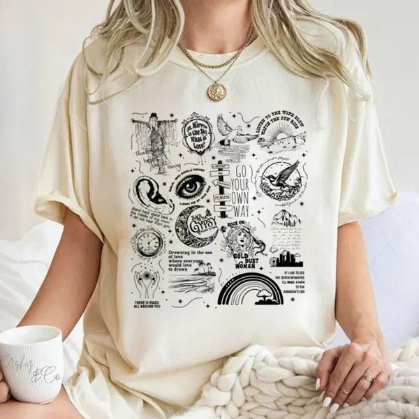 Stevie Nicks Tracklist - Adult & Kids T-Shirts, Sweatshirts & Hoodies apparel design preview 1