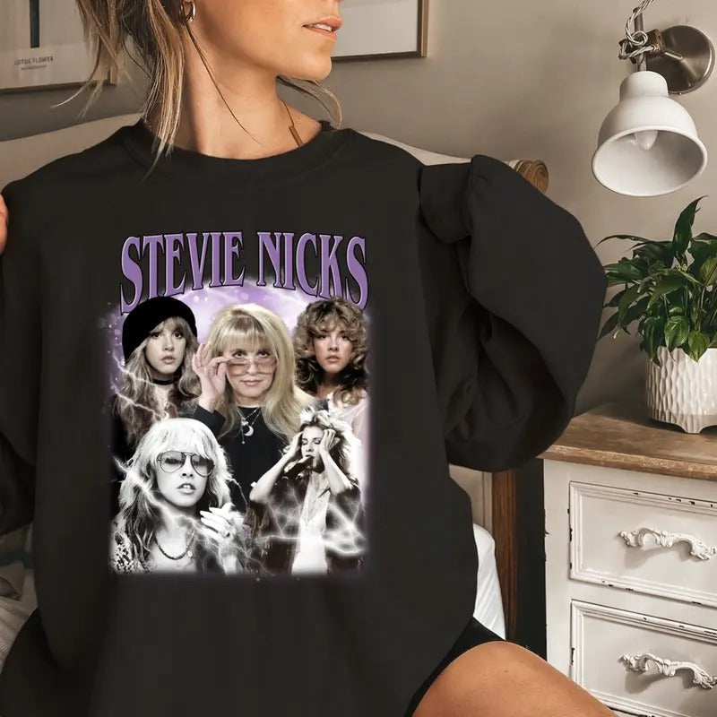 Stevie Nicks Vintage Fan - Adult & Kids T-Shirts, Sweatshirts & Hoodies apparel design preview 1