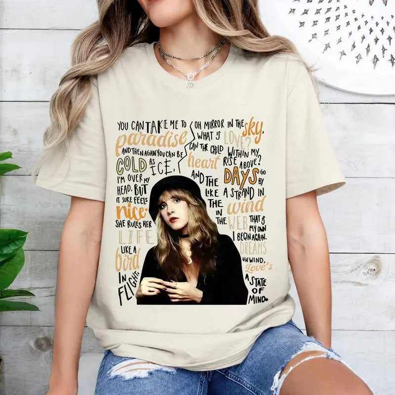 Stevie Nicks Song Fan Her - Adult & Kids T-Shirts, Sweatshirts & Hoodies apparel design preview 1