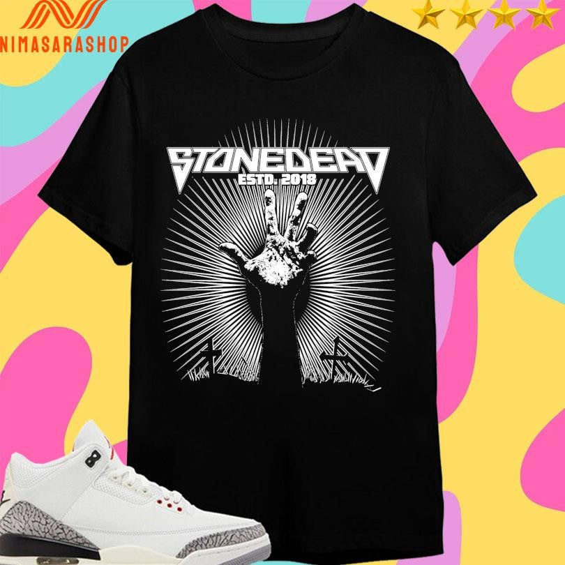 Stone Dead Estd 2018 Hand - Adult & Kids T-Shirts, Sweatshirts & Hoodies apparel design preview 1