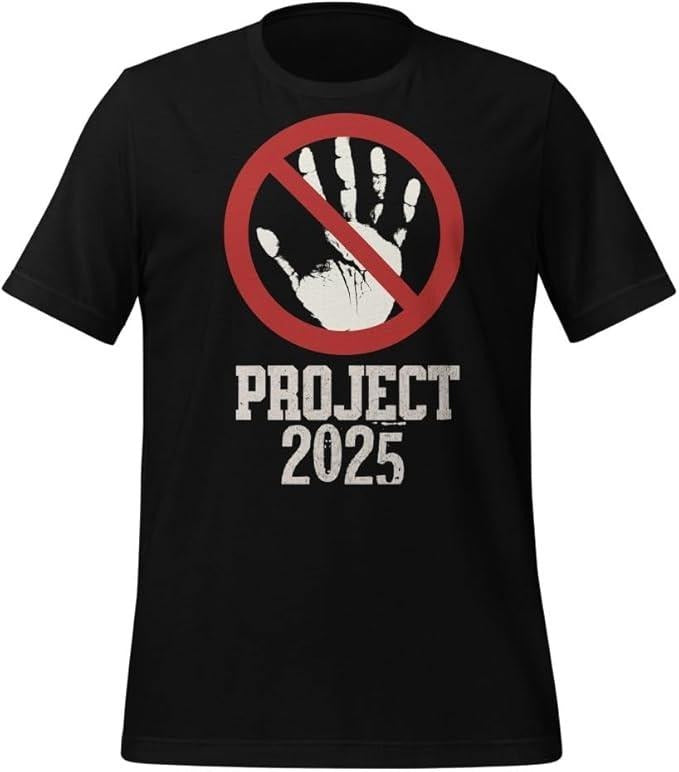 Stop Project 2025 Anti Trump Liberal Feminist Pro - Adult & Kids T-Shirts, Sweatshirts & Hoodies apparel design preview 1