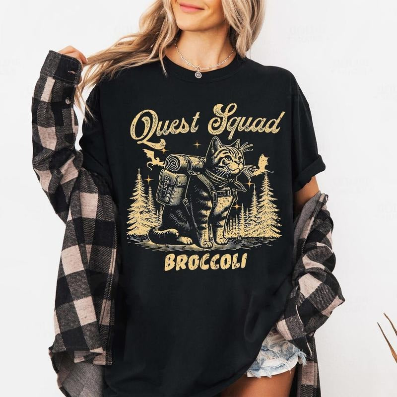 Storm Quest Squad Broccoli Fourth Wing Xaden Riorson - Adult & Kids T-Shirts, Sweatshirts & Hoodies apparel design preview 1