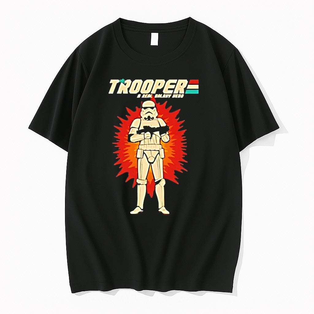 Stormtrooper X Gi Joe Trooper A Real Galaxy Hero - Adult & Kids T-Shirts, Sweatshirts & Hoodies apparel design preview 1