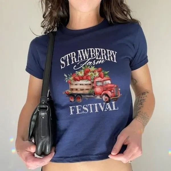 Strawberry Festival Coquette Y2k - Adult & Kids T-Shirts, Sweatshirts & Hoodies apparel design preview 1