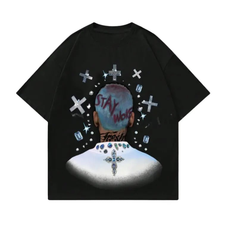 Street Life Hip Hop Portrait Printed Short Sleeve - Adult & Kids T-Shirts, Sweatshirts & Hoodies apparel design preview 1