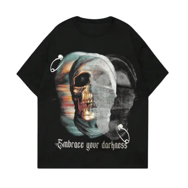 Street Life Summer Casual Skull Printed Round Neck - Adult & Kids T-Shirts, Sweatshirts & Hoodies apparel design preview 1