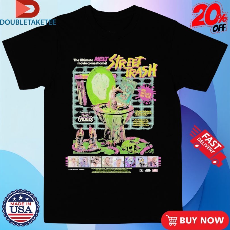 Street Trash On Videocassette The Ultimate Melt Movie - Adult & Kids T-Shirts, Sweatshirts & Hoodies apparel design preview 1