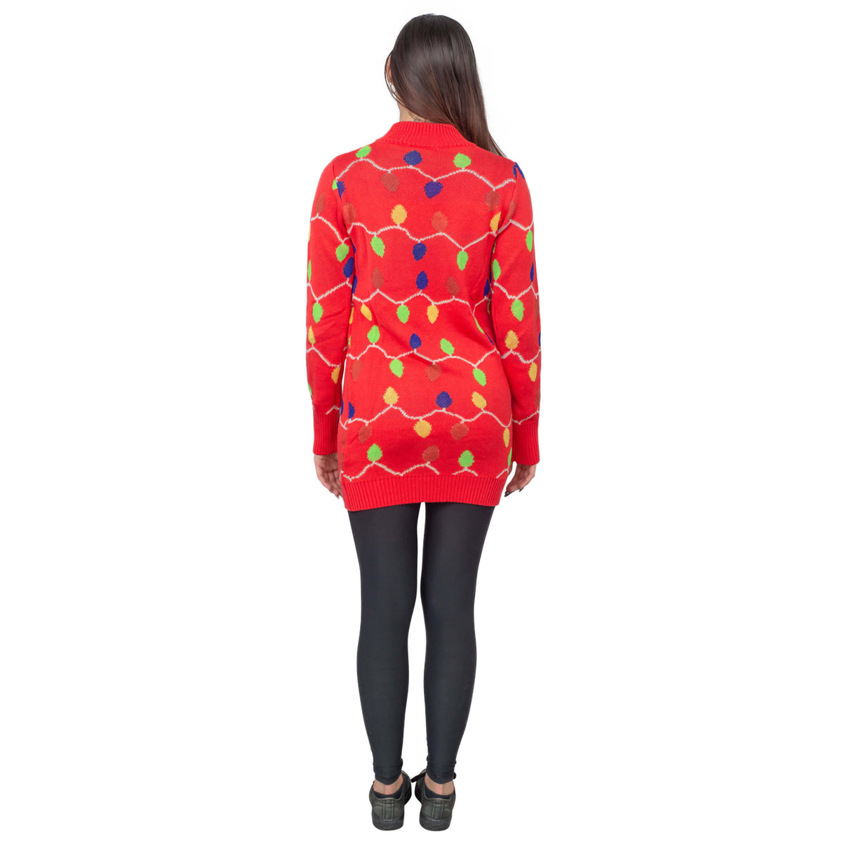 String Lights Womens Dress Ugly Christmas Sweater - Holiday Gift product image 4