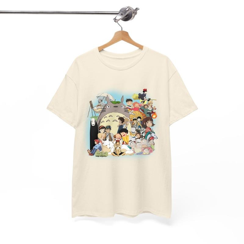 Studio Ghibli All Characters - Adult & Kids T-Shirts, Sweatshirts & Hoodies apparel design preview 1
