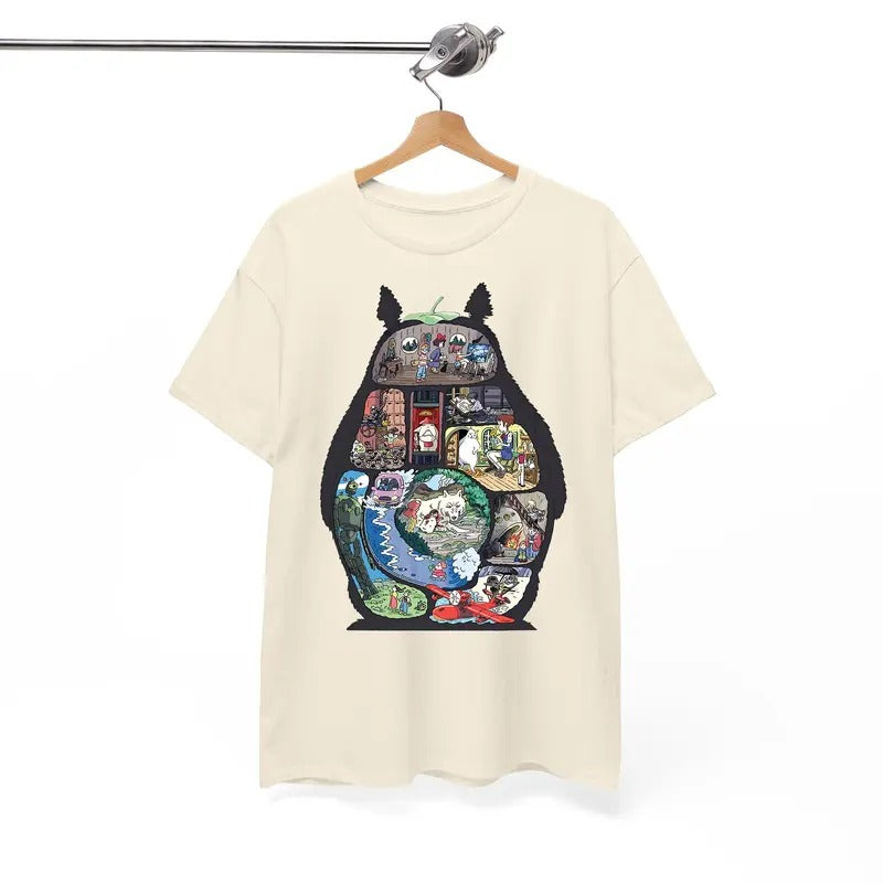 Studio Ghibli Movies Anime All Characters Miyazaki - Adult & Kids T-Shirts, Sweatshirts & Hoodies apparel design preview 1