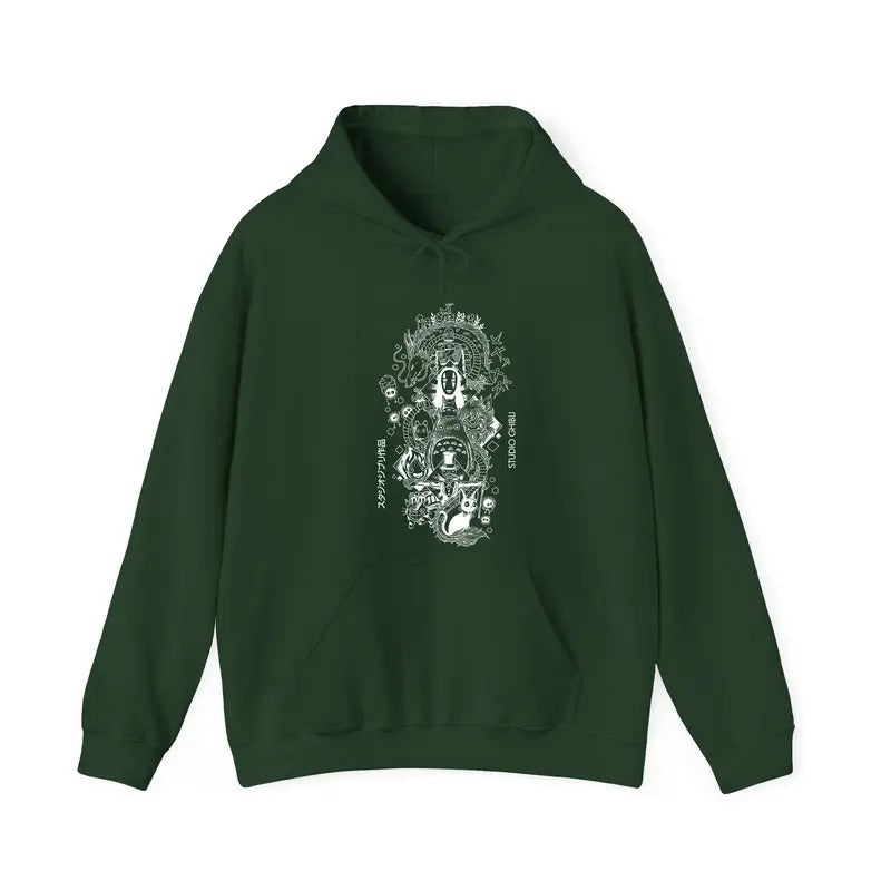 Studio Ghibli Hayao Miyazaki Totoro No Face Howl'S - Adult & Kids T-Shirts, Sweatshirts & Hoodies apparel design preview 1