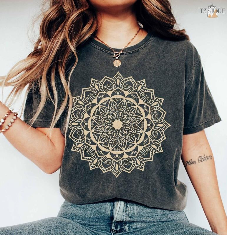 Subtle Anti Fascist FDT Mandala Political 8647 Trump - Adult & Kids T-Shirts, Sweatshirts & Hoodies apparel design preview 1
