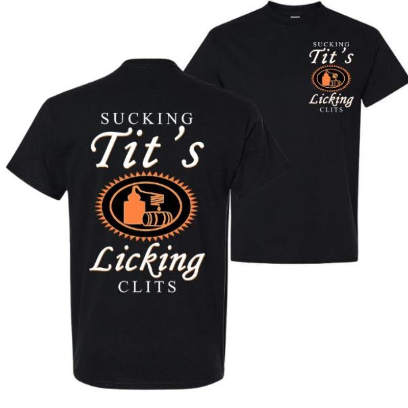 Sucking T Licking C Funny Tito Drinking Humor Party - Adult & Kids T-Shirts, Sweatshirts & Hoodies apparel design preview 1