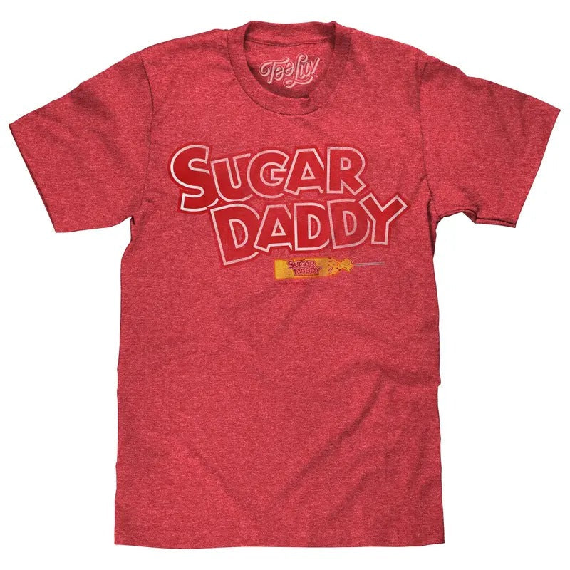 Sugar Daddy Logo Red - Adult & Kids T-Shirts, Sweatshirts & Hoodies apparel design preview 1