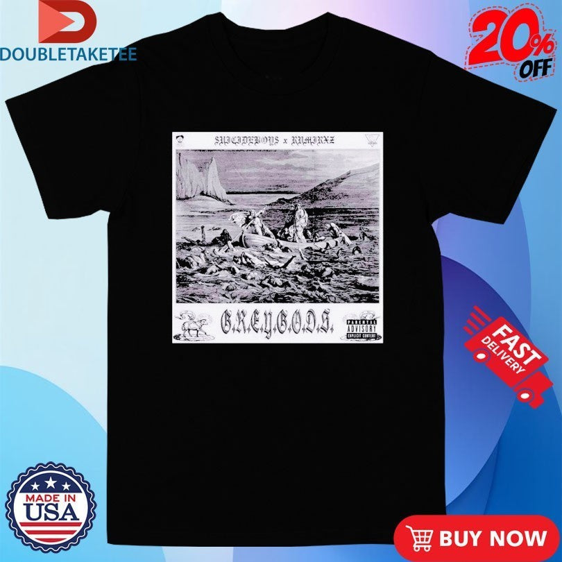 Suicideboys Greygods Album Cover - Adult & Kids T-Shirts, Sweatshirts & Hoodies apparel design preview 1
