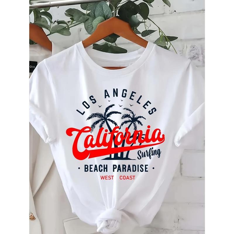 Spring Summer California Printed 180g Round Neck - Adult & Kids T-Shirts, Sweatshirts & Hoodies apparel design preview 1