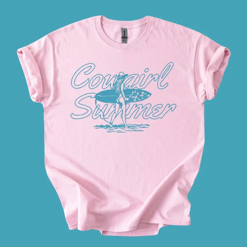 Summer Coastal Cowgirl - Adult & Kids T-Shirts, Sweatshirts & Hoodies apparel design preview 1