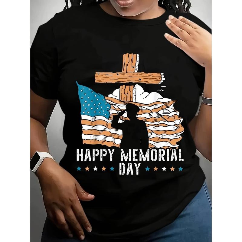 Plus Size Memorial Day Patriotic Soft Breathable - Adult & Kids T-Shirts, Sweatshirts & Hoodies apparel design preview 1