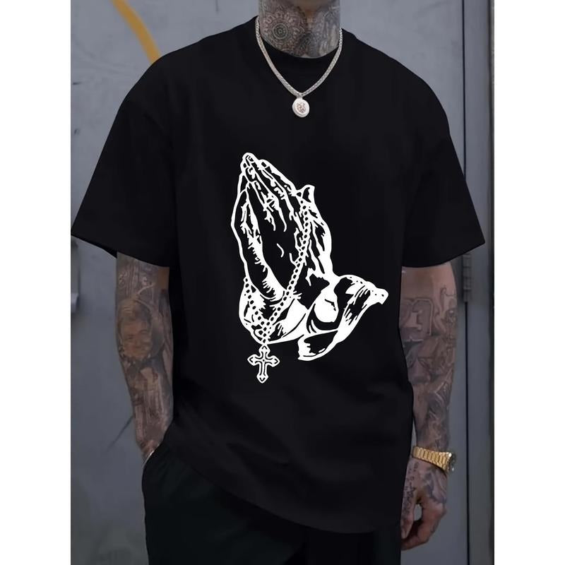 [Summer Printed Cotton Heavy Folded Hands Loose - Adult & Kids T-Shirts, Sweatshirts & Hoodies apparel design preview 1