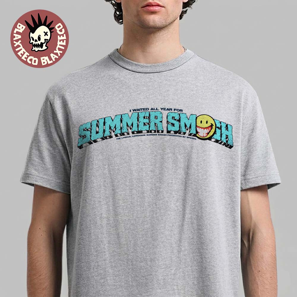 Summer Smash 2026 Festival Merch I Waited All Year - Adult & Kids T-Shirts, Sweatshirts & Hoodies apparel design preview 1