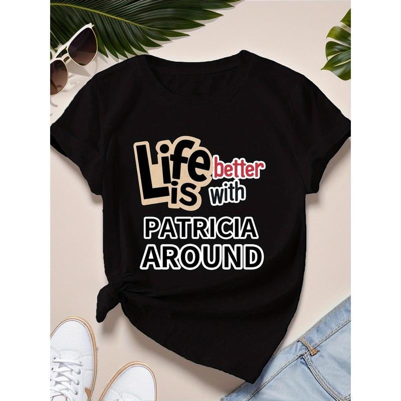 Soft Casual Short Sleeve Black Colorful Lettering - Adult & Kids T-Shirts, Sweatshirts & Hoodies apparel design preview 1
