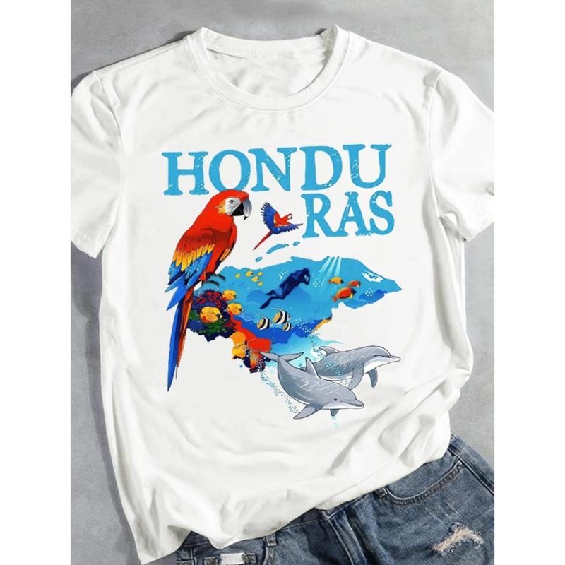 1 Pack Honduras Themed Casual Cotton Knit Fabric - Adult & Kids T-Shirts, Sweatshirts & Hoodies apparel design preview 1