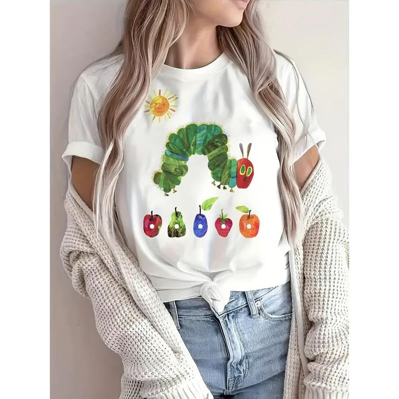 Soft Blend Short Sleeve Whimsical CATERPILLAR Fruit - Adult & Kids T-Shirts, Sweatshirts & Hoodies apparel design preview 1