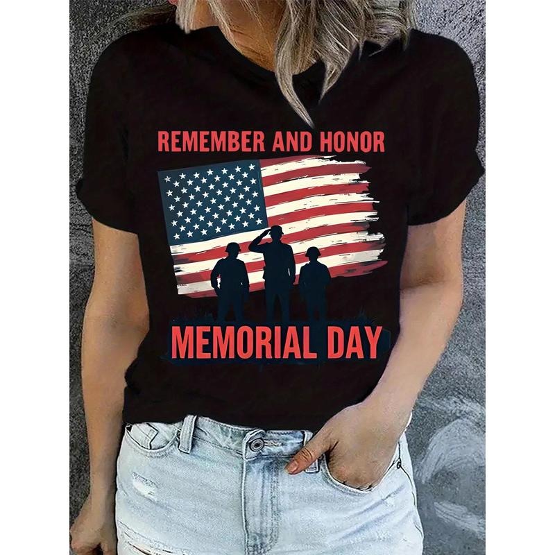 Patriotic Memorial Day American Flag Soldier - Adult & Kids T-Shirts, Sweatshirts & Hoodies apparel design preview 1