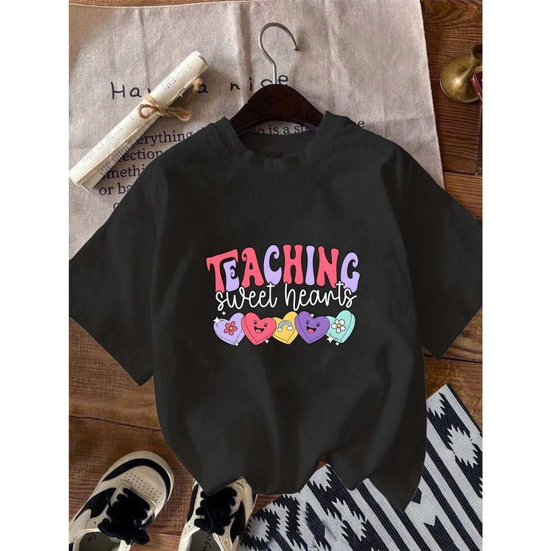 Casual "Teaching Sweetheart" Soft Short Sleeve Round - Adult & Kids T-Shirts, Sweatshirts & Hoodies apparel design preview 1