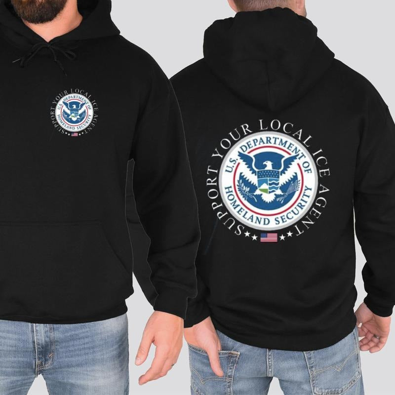 Support Your Local Ice Agents Casual Fleece Hooded - Adult & Kids T-Shirts, Sweatshirts & Hoodies apparel design preview 1