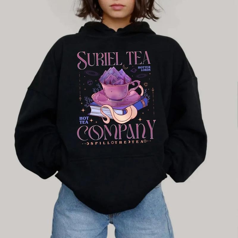 Suriel Tea Co Court Thorns Roses Bookish Booktok - Adult & Kids T-Shirts, Sweatshirts & Hoodies apparel design preview 1
